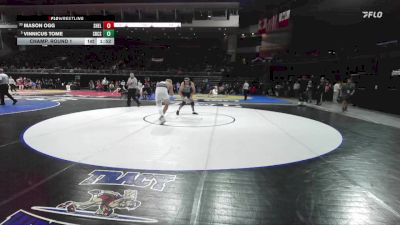 175 lbs Champ. Round 1 - Vinnicus Tome, Stone Ridge Christian vs Mason Ogg, Sheldon