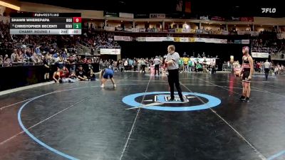 4A 172 lbs Champ. Round 1 - Tyler Reinhardt, Bloomfield vs Malachi McCoy, Valencia