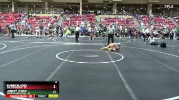 65 lbs Round 2 (6 Team) - Mandi Blades, Greater Heights vs Jentry Lyden, Midwest Misfitz Pink