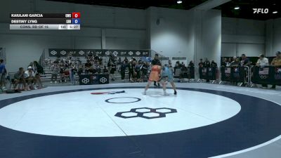 68 kg Cons. Rd Of 16 - Kaiulani Garcia, Cowgirls Wrestling Club vs Destiny Lyng, Lehigh RTC/Nyac