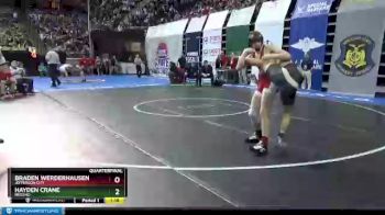132 lbs Quarterfinal - Braden Werderhausen, Jefferson City vs Hayden Crane, Neosho