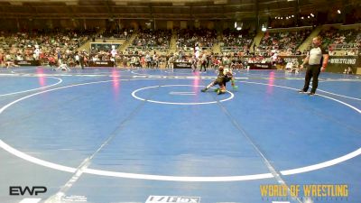 64 lbs Round Of 32 - Edgar Garcia, Colorado Outlaws vs Beau Mckeown, Mat Assassins