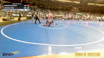 76 lbs Consi Of 32 #2 - Hunter Hamilton, Greater Heights Wrestling vs Lincoln Foss, Pursuit