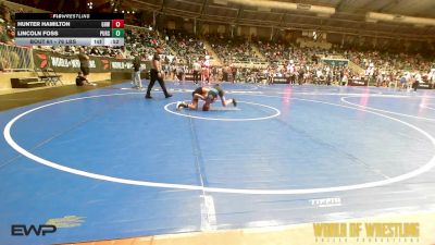 76 lbs Consi Of 32 #2 - Hunter Hamilton, Greater Heights Wrestling vs Lincoln Foss, Pursuit