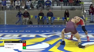 125 lbs Semifinal - Alex Thomsen, Nebraska-Unattached vs Skyler Petry, Minnesota Unattached