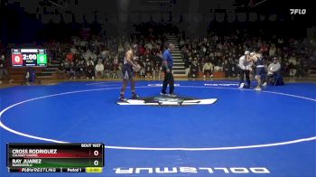 165 lbs 1st Place Match - Cross Rodriguez, Calvary Chapel vs Ray Juarez, Bakersfield