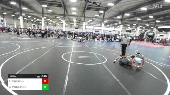 120 lbs Consi Of 32 #2 - Ethan Padilla, Silverback WC vs Gary Perkins, Relentless WC
