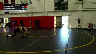 141 lbs Cons. Round 5 - Jake Topartzer, Cerritos College vs Levi Waller, Mt. Sac