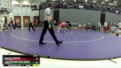 175 lbs 2nd Wrestleback (8 Team) - Christopher Tietz-Herrera, Portage vs Calvin Stewart, Crown Point