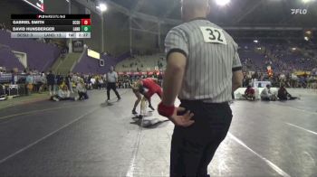165 lbs Quarters & 1st Wb (16 Team) - Gabriel Smith, St. Cloud State vs David Hunsberger, Lander