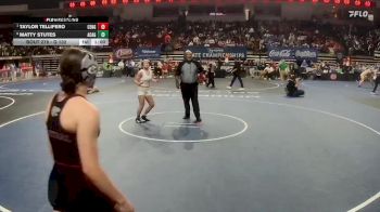 G 132 lbs Cons. Semi - Matty Stutes, Acadiana Girls vs Taylor Tellifero, Central - B.R. Girls