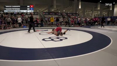 74 kg Champ. Rd Of 16 - Rocco Cassioppi, Hononegah Wrestling Club vs Mason Petersen, UWC