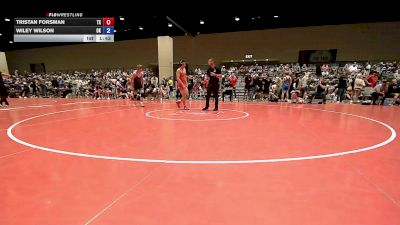 157 lbs Champ. Round 1 - Tristan Forsman, TX vs Wiley Wilson, OK