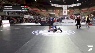 1st Place Match - Ethan Jones, Manteca Cobras Wrestling Club vs Jacob Veleta, Driller Wrestling Club