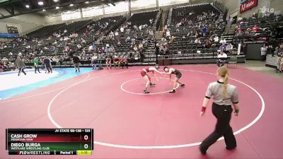 135 lbs Cons. Round 8 - Diego Burga, Westlake Wrestling Club vs Cash Grow, Mountain View