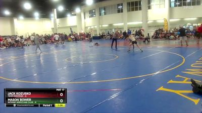 120 lbs Round 3 (16 Team) - Mason Bower, Intense Wrestling Club vs Jack Kozusko, Team Montana