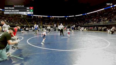 40 lbs Round Of 16 - Reid Fuller, Portage vs Sawyer Dellario, Wilkes Barre
