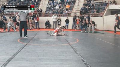 75_B lbs Consi Of 8 #1 - Luke Baublitz, Southeastern vs Judah Hertzog, Faith Christian Academy