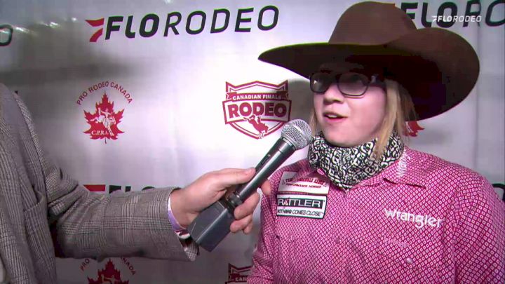 Interview: Kendall Pierson - Breakaway Roping Winner - Performance 5 - 2021 Canadian Finals Rodeo