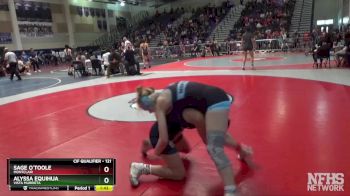 121 lbs Champ. Round 2 - Sage O`Toole, Montclair vs Alyssa Equihua, Vista Murrieta