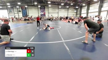 100 lbs Rr Rnd 3 - Jaxon Aberegg, The Wrestling Mill vs Jax Bucco, Triumph Maize