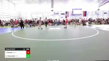 109 lbs Consi Of 16 #2 - Tigran Greyan, Samvel Greyan vs Alexzander Navarette, Thorobred WC