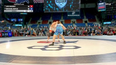 215 lbs Semis - Levi Bussey, CA vs Michael Boyle, OH