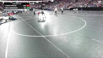 D1-138 lbs Cons. Round 2 - Aaron Howard, Menomonie vs Broc Ambrosius, Pulaski