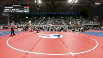 4A-126 lbs Cons. Round 1 - Bradley Rowland, Cheyenne East vs Ian Riesen, Sheridan