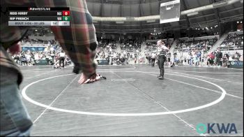 90 lbs Quarterfinal - Reid Kirby, Norman Grappling Club vs Rip French, Viking Wrestling Club