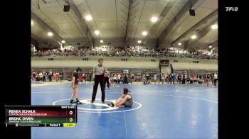 85 lbs Cons. Round 3 - Bronc Owen, Diamond Youth Wrestling vs Renea Schalk, Clinton Youth Wrestling Club