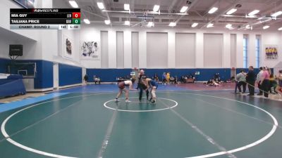 115 lbs Champ. Round 2 - Mia Guy, Lehighton Area vs Tailiana Price, Dover