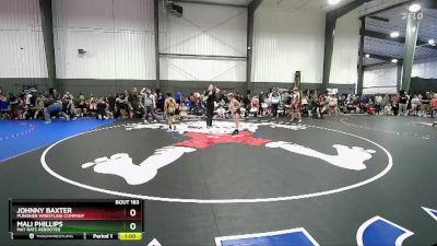 93-95 lbs Semifinal - Mali Phillips, Mat Rats Rebooted vs Johnny Baxter, Punisher Wrestling Company
