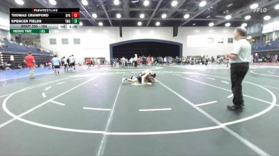 184 lbs Cons. Round 2 - Spencer Fields, Truett-McConnell (Ga.) vs Thomas Crawford, Brewton-Parker (GA)