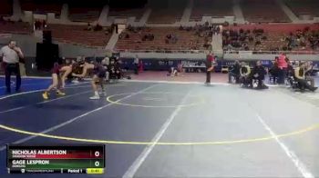 D1-126 lbs Cons. Round 1 - Gage Lespron, Dobson vs Nicholas Albertson, Shadow Ridge