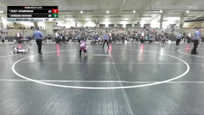 73 lbs Cons. Semi - Zoey Sparkman, Wildcats Wrestling vs Jordan Nowak, Wildcats Wrestling