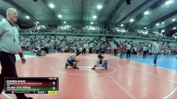 120 lbs Champ. Round 2 - Olaea (OJ) Iosua, Independence Youth Wrestling-AA vs Kowen Davis, Harrisonville Youth Wrestling Club-AAA