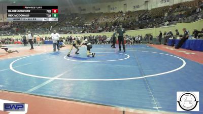 88 lbs Quarterfinal - Blake Goucher, Prodigy Elite Wrestling vs Rex McDonald, Team Tulsa Wrestling Club