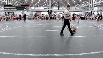 52 lbs Round 2 (8 Team) - Kamden Foster, Journeymen Uprising vs Jameson Trausch, Broad Axe Green