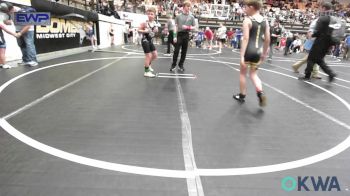 83 lbs Round Of 16 - Calvin Nelson, Tecumseh Youth Wrestling vs Knox Duvak, Lone Grove Takedown Club