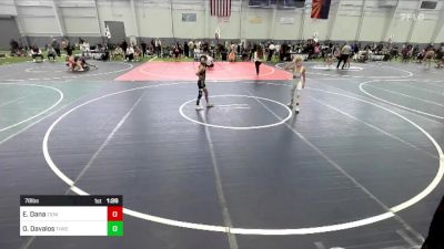 78 lbs Rr Rnd 2 - Ethan Dana, Zion Thunder WC vs Olivia Davalos, Threshold WC