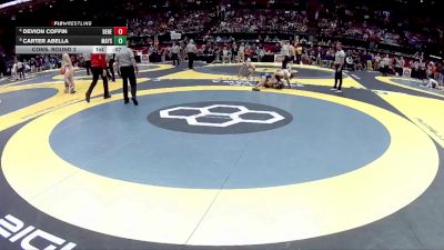 D2-126 lbs Cons. Round 2 - Carter Abella, Maysville vs Devion Coffin, Benedictine