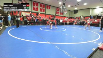 155 lbs Final - Annix Smith, Kiefer High School vs Drayke Lawrence, Broken Arrow Jh