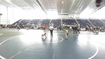 70 lbs 5th Place - Owen Strathman, Mantanona TC vs Kyler Robinson, Shootbox WC