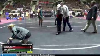 285 lbs 5th Place Match - Sam Schepker, Gulf Shores vs Tymon Belyeu, Benjamin Russell
