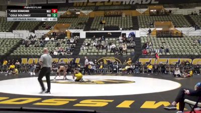 149 lbs 1st Place Match - Josh Edmond, Missouri vs Cole Solomey, Purdue