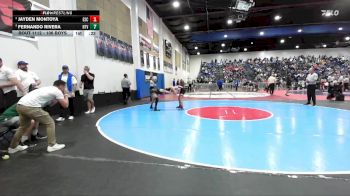 106 Boys Cons. Semi - Jayden Montoya, Escondido vs Fernando Rivera, Holtville