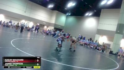 195 lbs Round 3 (16 Team) - Jasper Thompson, Funky Monkey vs August Bouchard, Montana Senior