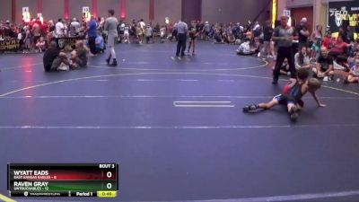 55 lbs Round 2 (4 Team) - Wyatt Eads, East Kansas Eagles vs Raven Gray, Untouchables