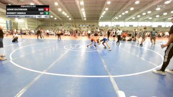 95 lbs Quarterfinal - Adam Bachmann, Mat Assassins Gray vs Everett Eberle, East Carolina Elite